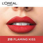 L'Oreal Paris Color Riche Moist Matte Limited Edition Swarovski Lipstick - 215 Flaming Kiss | Grocsy