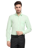 Jainish Men's Cotton Solid Light Green Formal Shirt's ( SF 361Light-Green ) | Grocsy