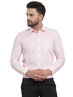 Jainish Men's Cotton Solid Light Pink Formal Shirt's ( SF 361Light-Pink ) | Grocsy