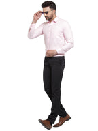 Jainish Men's Cotton Solid Light Pink Formal Shirt's ( SF 361Light-Pink ) | Grocsy