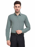 Jainish Men's Cotton Solid Pista Green Formal Shirt's ( SF 361Pista ) | Grocsy