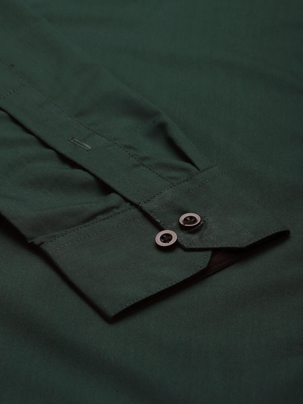 Jainish Olive Green Formal Shirt with black detailing ( SF 411Olive ) | Grocsy
