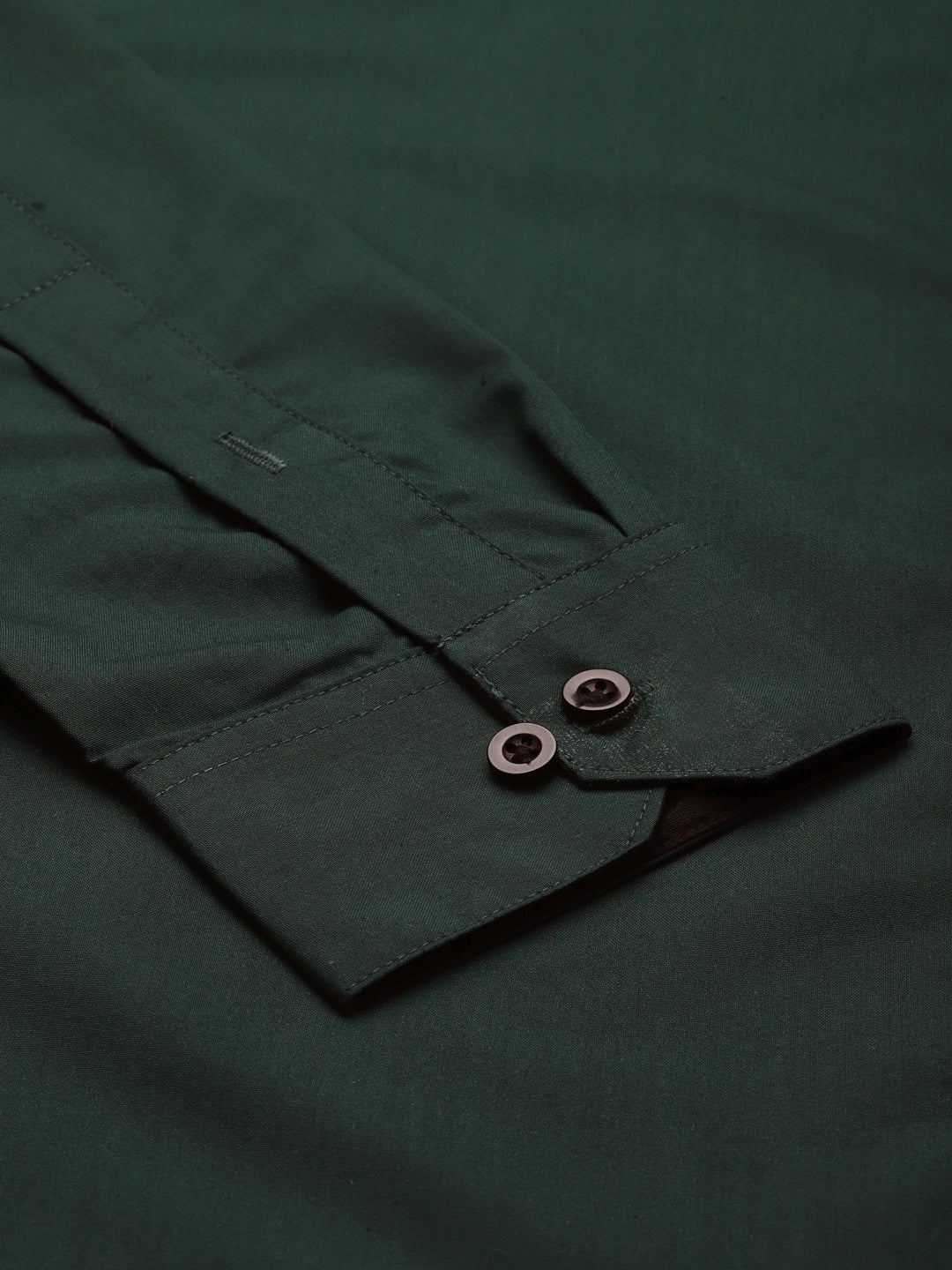 Jainish Olive Green Formal Shirt with black detailing ( SF 411Olive ) | Grocsy