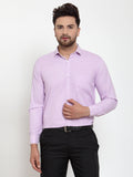 Jainish Light-Purple Formal Shirt with white detailing ( SF 419Light-Purple ) | Grocsy