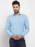 Jainish Pista Green Formal Shirt with white detailing ( SF 419Pista ) | Grocsy