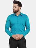 Jainish Green Men's Cotton Polka Dots Formal Shirts ( SF 739Green ) | Grocsy