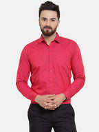 Jainish Red Men's Cotton Polka Dots Formal Shirts ( SF 739Red ) | Grocsy