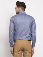 Jainish Grey Men's Cotton Solid Button Down Formal Shirts ( SF 753Grey ) | Grocsy
