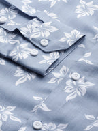 Jainish Blue Men's Cotton Printed Formal Shirt's ( SF 755Sky ) | Grocsy