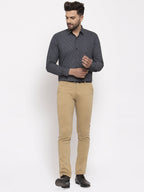 Jainish Black Men's Cotton Printed Formal Shirt's ( SF 772Black ) | Grocsy