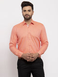 Jainish Peach Men's Cotton Printed Formal Shirt's ( SF 774Peach ) | Grocsy