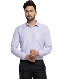 Jainish Multi Men's Cotton Checked Formal Shirt's ( SF 776Voilet ) | Grocsy