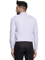 Jainish Multi Men's Cotton Checked Formal Shirt's ( SF 776Voilet ) | Grocsy