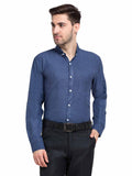 Jainish Teal Men's Button Down Collar Cotton Formal Shirt ( SF 785Teal ) | Grocsy