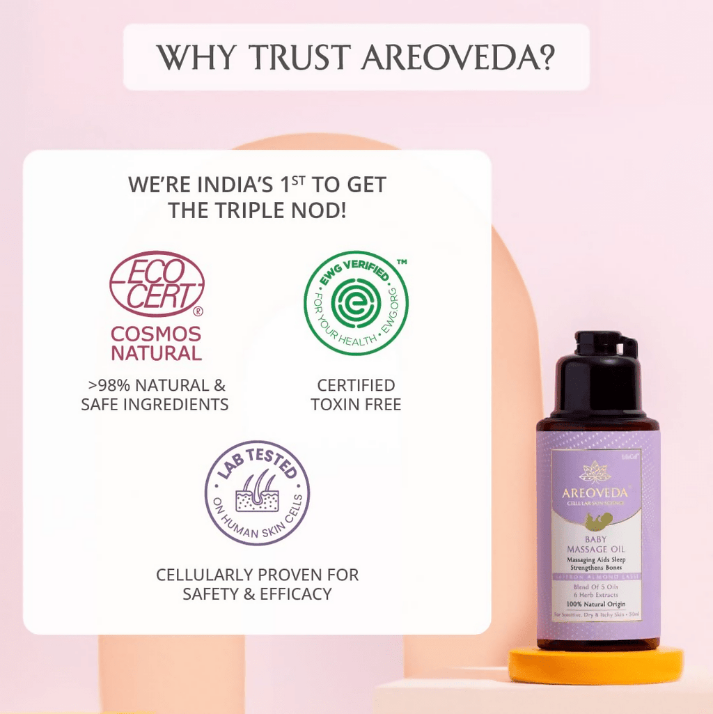 AreoVeda Baby Massage Oil | Grocsy