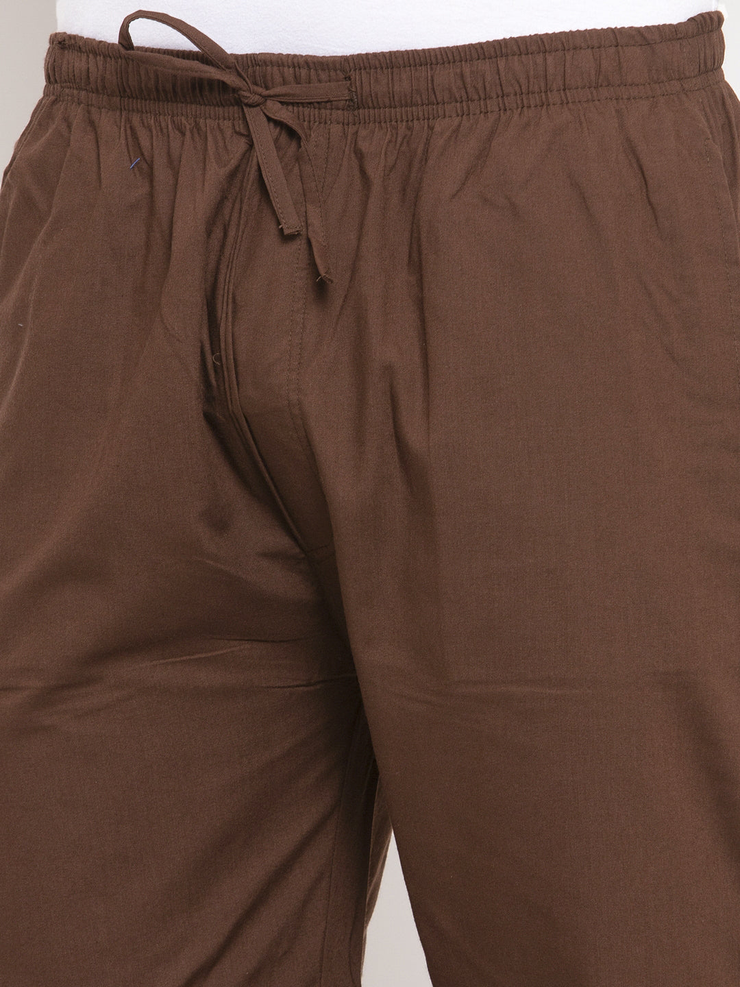 Jainish Men's Brown Solid Cotton Track Pants ( JOG 011Coffee ) | Grocsy