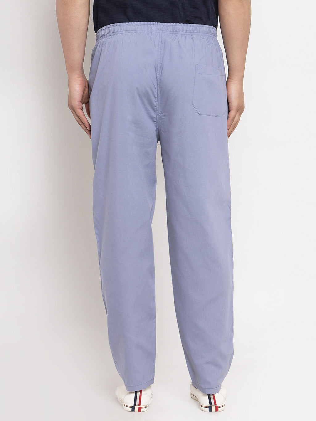 Jainish Men's Grey Solid Cotton Track Pants ( JOG 011Light-Grey ) | Grocsy