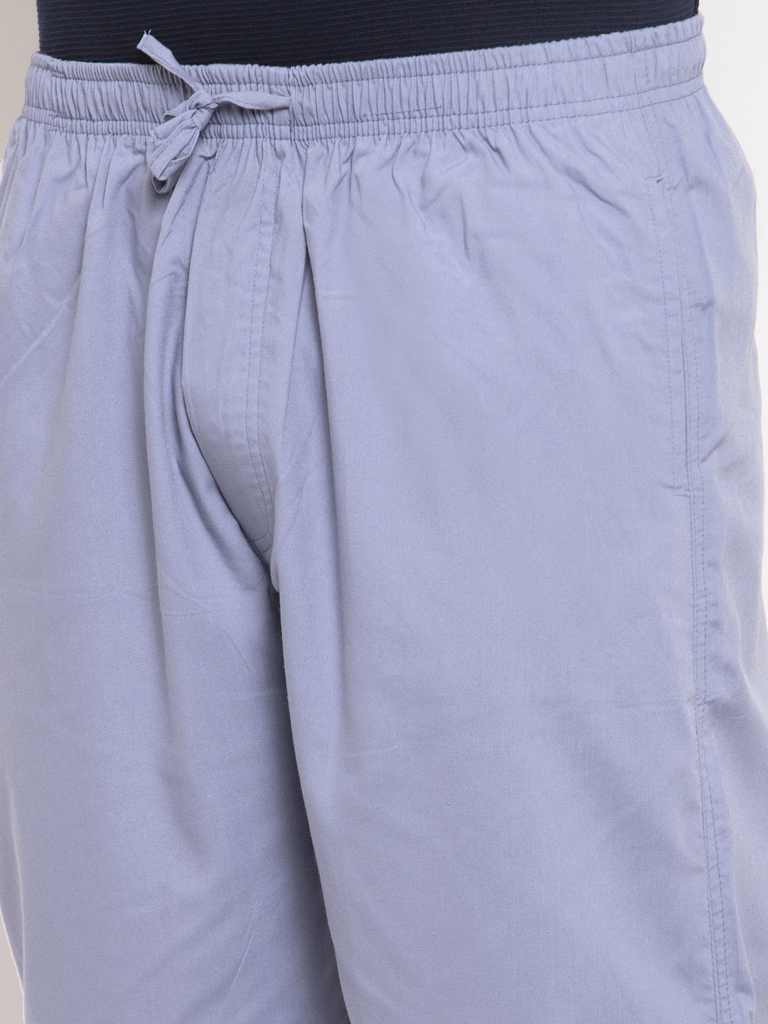 Jainish Men's Grey Solid Cotton Track Pants ( JOG 011Light-Grey ) | Grocsy