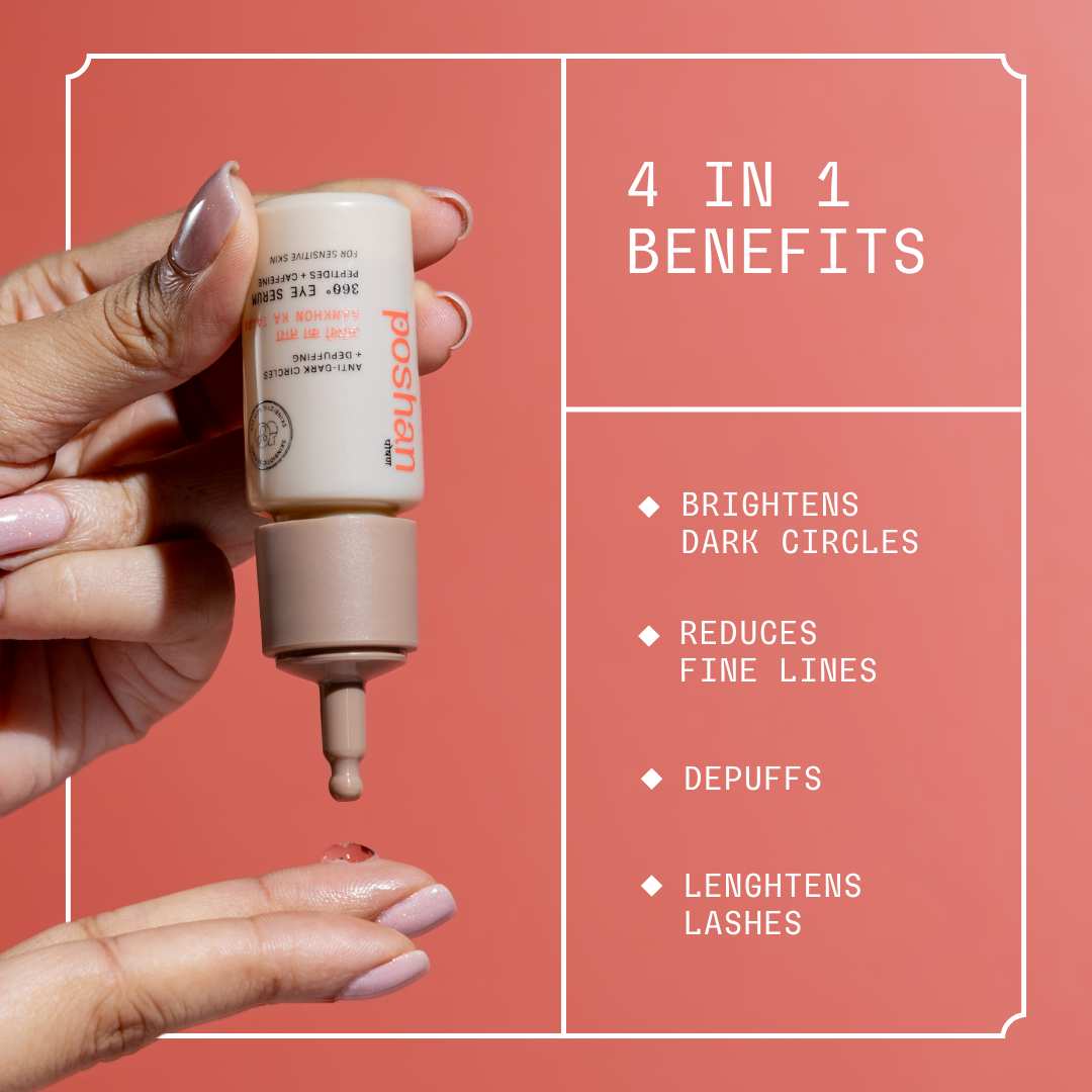 Poshan Skincare Aankhon Ka Taara 360° Eye Serum | Grocsy