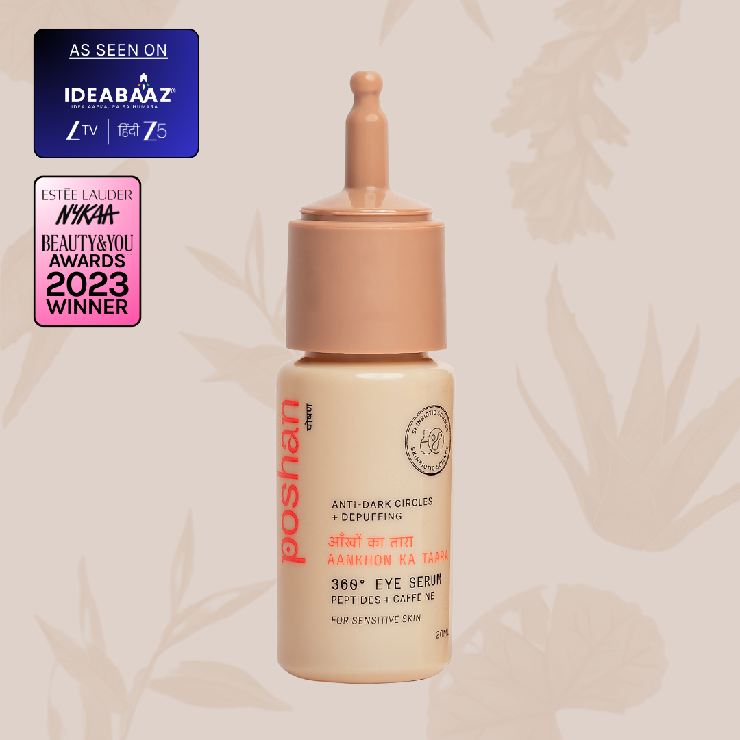 Poshan Skincare Aankhon Ka Taara 360° Eye Serum | Grocsy
