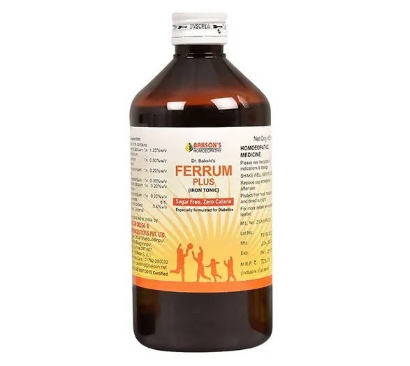 Bakson's Homeopathy Ferrum Plus- Sugar Free | Grocsy