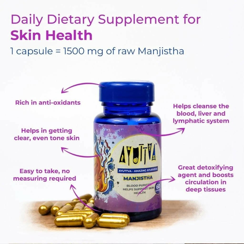 Ayuttva Manjistha Capsules | Grocsy