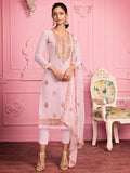 Myra Yellow Embroidered Salwar kameez | Grocsy