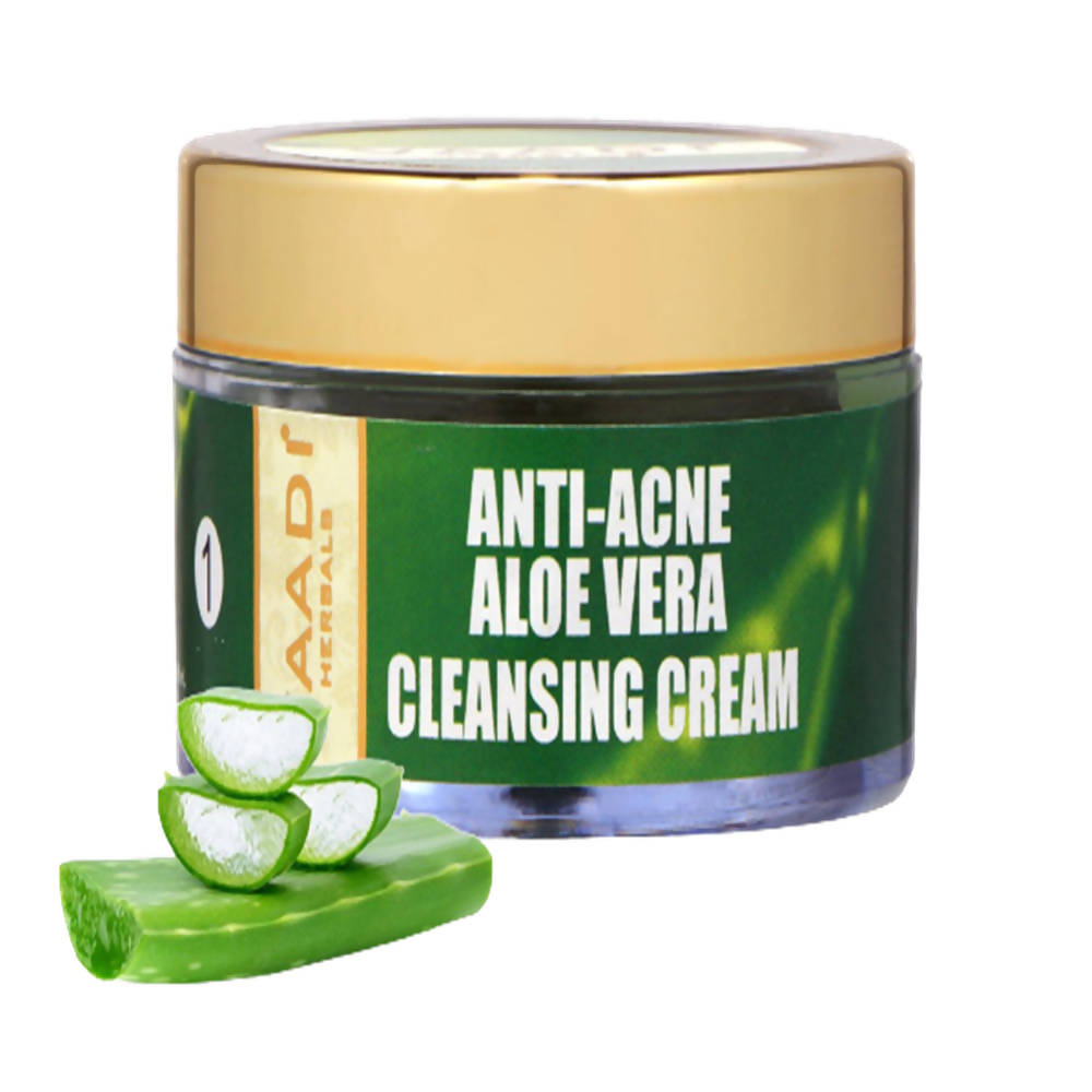 Vaadi Herbals Anti Acne Aloe Vera Cleansing Cream | Grocsy