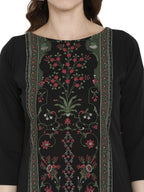 Ahalyaa Women Self Design Crepe Straight Beautiful Kurta | Grocsy