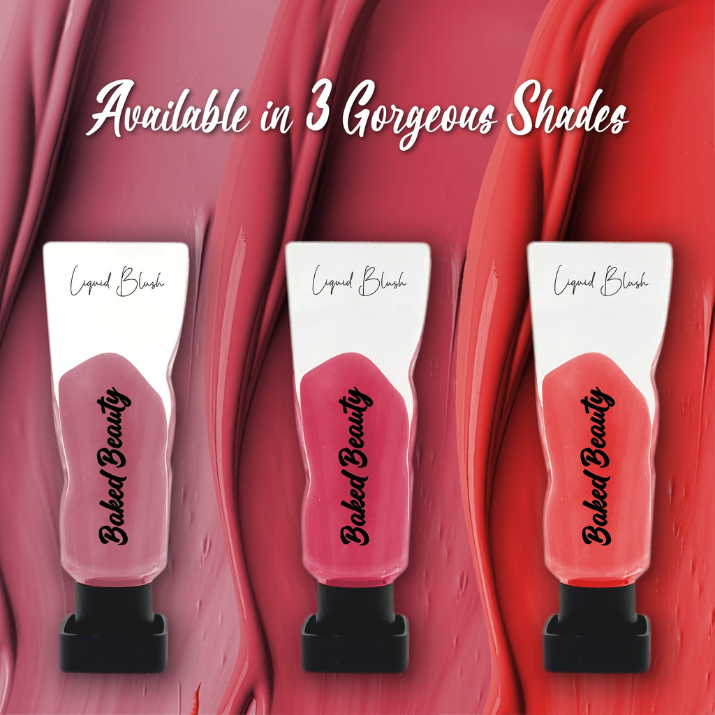 Baked Beauty Warm Orange Liquid Blush - Burnish | Grocsy