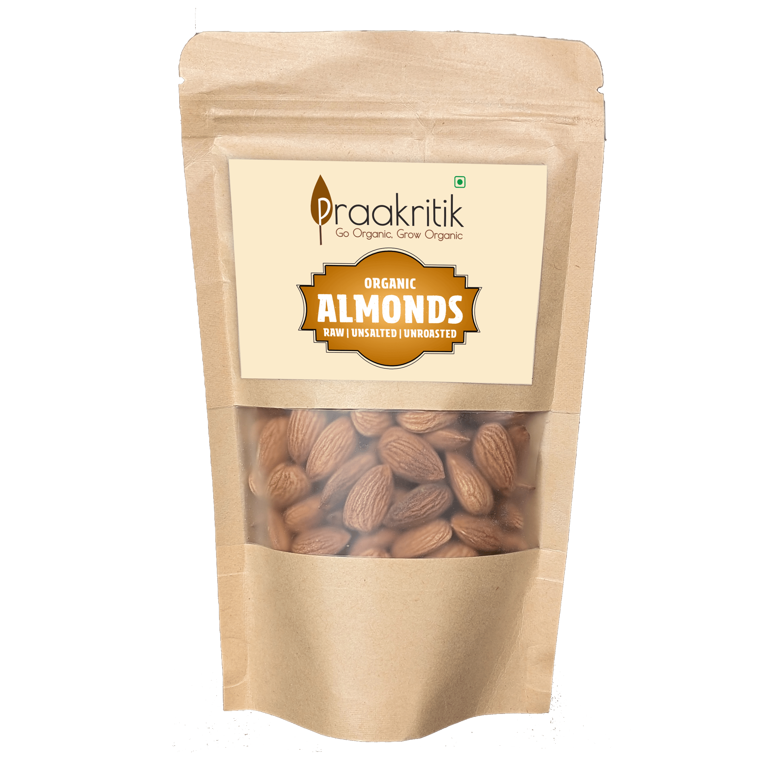 Praakritik Organic Almonds | Grocsy