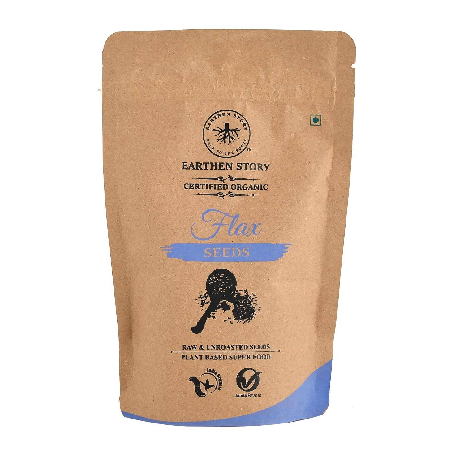 Earthen Story Certified Organic Flax Seeds | Grocsy