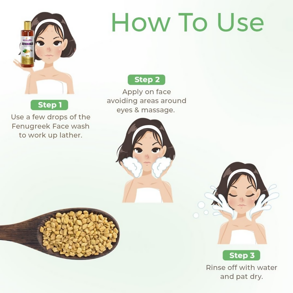 Khadi Mauri Herbal Fenugreek (Methi) Face Wash | Grocsy