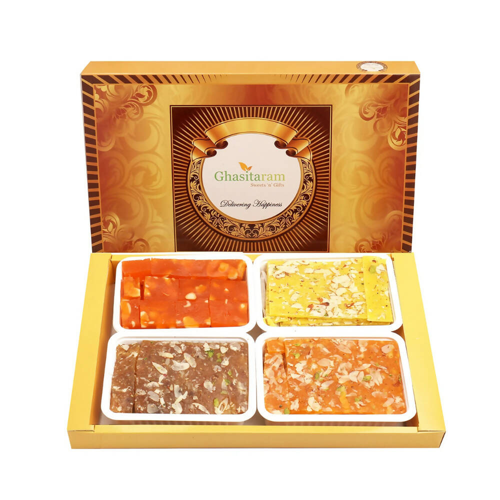 Ghasitaram Big Box of Assorted Halwas | Grocsy