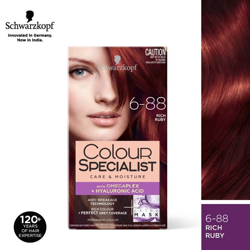 Schwarzkopf Colour Specialist Permanent Hair Colour - 6.88 Rich Ruby | Grocsy