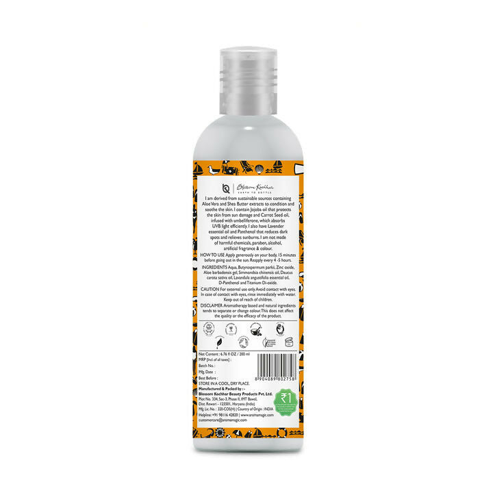 Blossom Kochhar Aroma Magic Sunscreen Body Lotion SPF 70+ | Grocsy