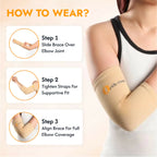 Orth-rem Elbow Support Brace For Men & Women (Pair) | Grocsy