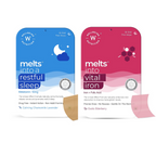 Wellbeing Nutrition Melts Restful Sleep & Melts Vital Iron Oral Strips Combo | Grocsy