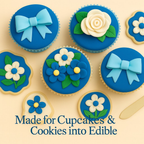 Confect Multipack of White, Electric Blue, Emerald Green and Royal Blue Sugarpaste 23 | Grocsy