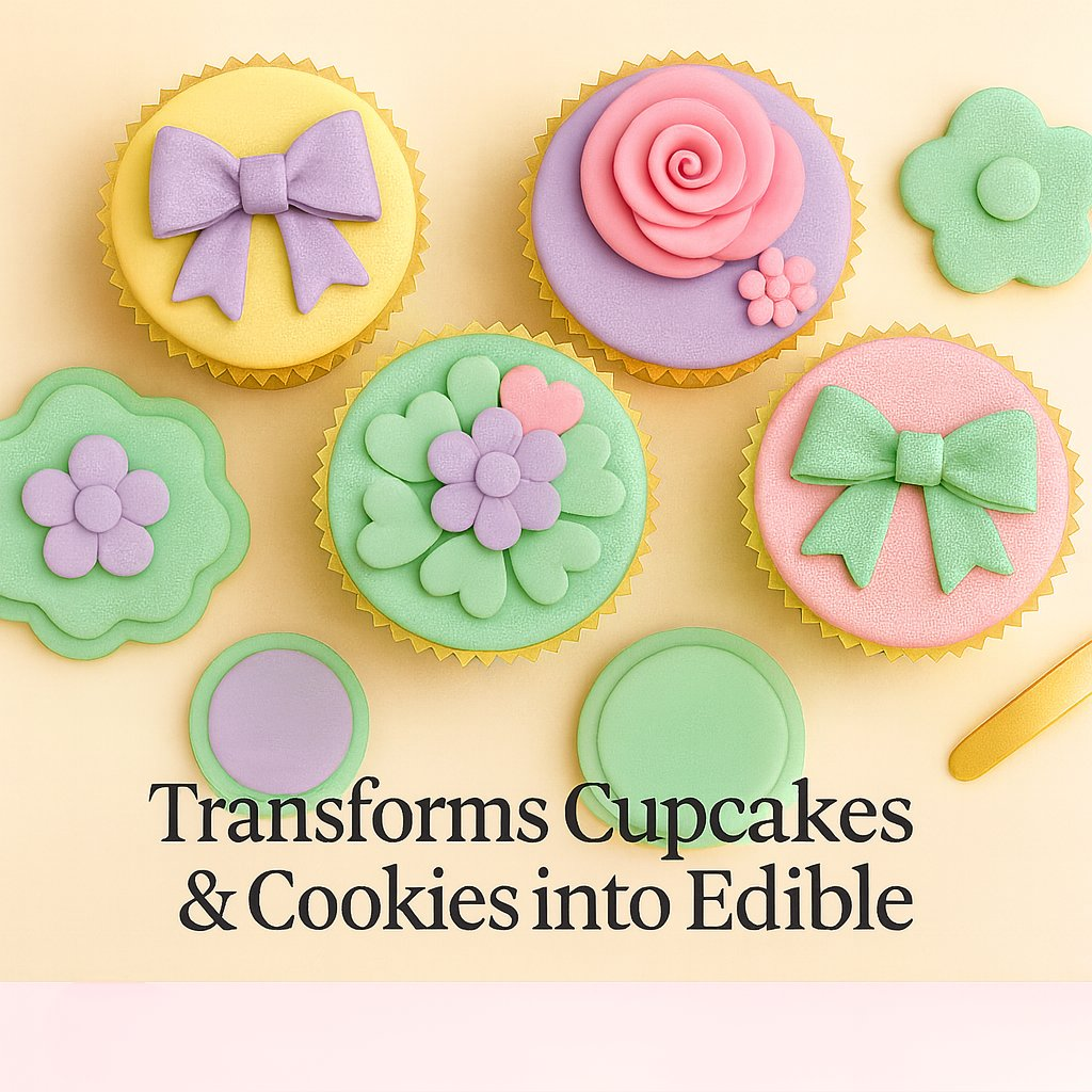 Confect Multipack of Lemon Yellow, Lavender, Blush pink and Mint Green Sugarpaste 01 | Grocsy