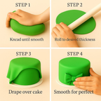 Confect Multipack of Pea green, Lime Green, Neon Green and Emerald Green Sugarpaste 07 | Grocsy