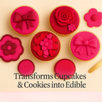 Confect Multipack of Magenta, Burgundy, Red and Neon Pink Sugarpaste 30 | Grocsy