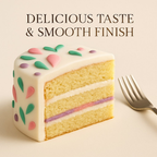 Confect Multipack of White, Hot pink, purple and Emerald green Sugarpaste 17 | Grocsy