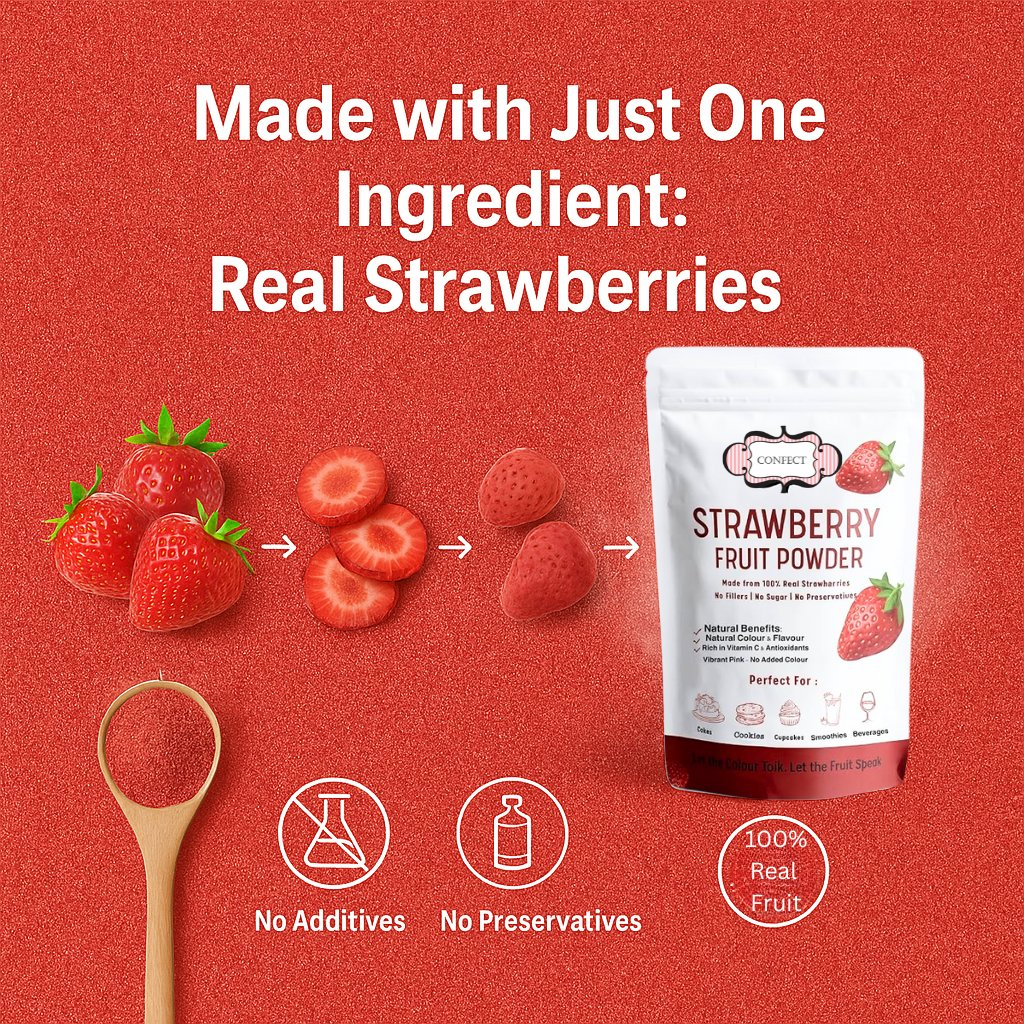 Confect Strawberry Fruit Powder | Grocsy