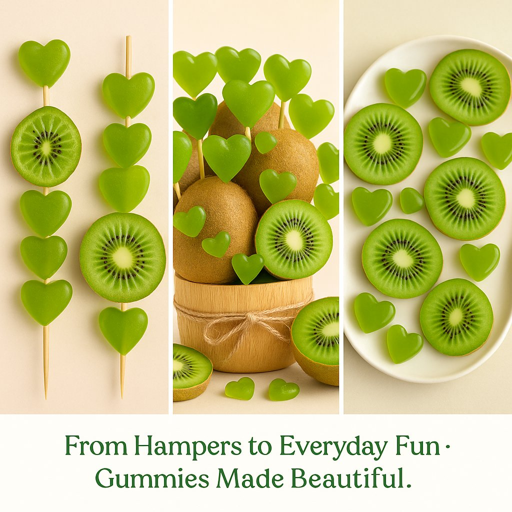Confect Kiwi Sunburst Chews Gummies | Grocsy