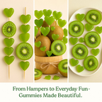 Confect Kiwi Sunburst Chews Gummies | Grocsy
