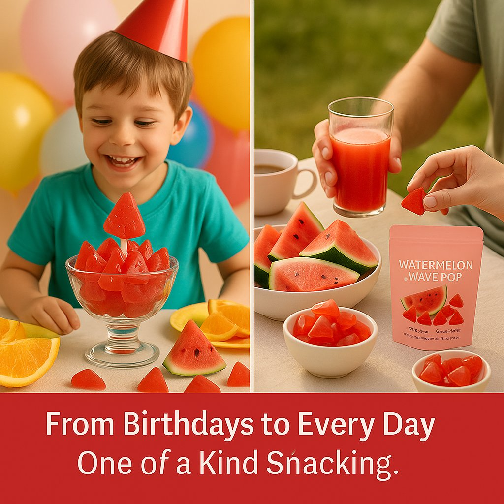 Confect Watermelon Wave Pop Gummies | Grocsy