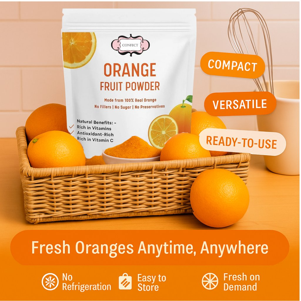 Confect Orange Fruit Powder | Grocsy