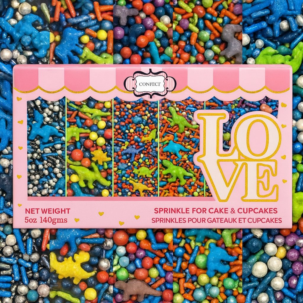 Confect Dino Sprinkles Multipack  08 | Grocsy