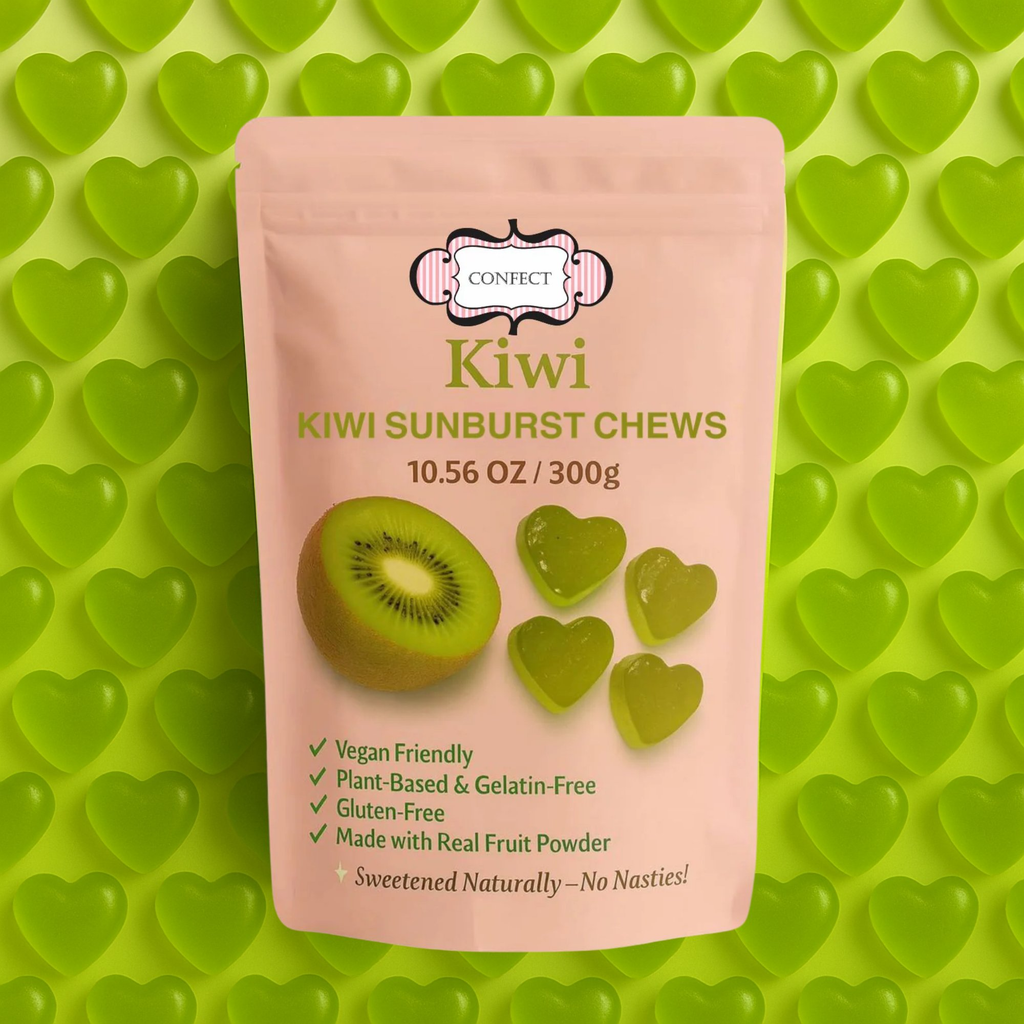 Confect Kiwi Sunburst Chews Gummies | Grocsy